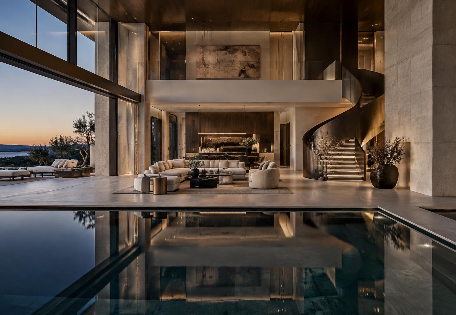 The Modern Villa interior detail